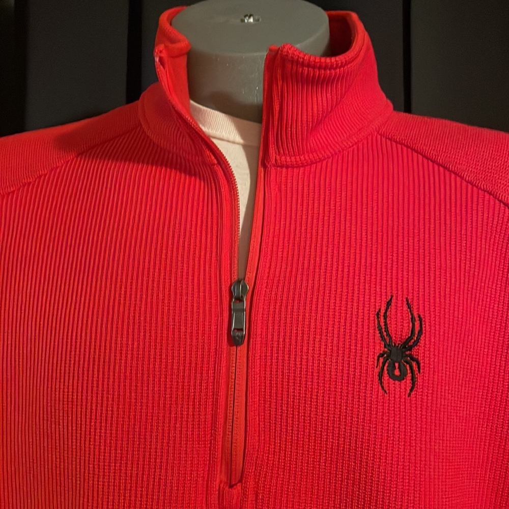 Spider zip up long sleeve sweatshirt, men’s XL - Picture 3 of 7